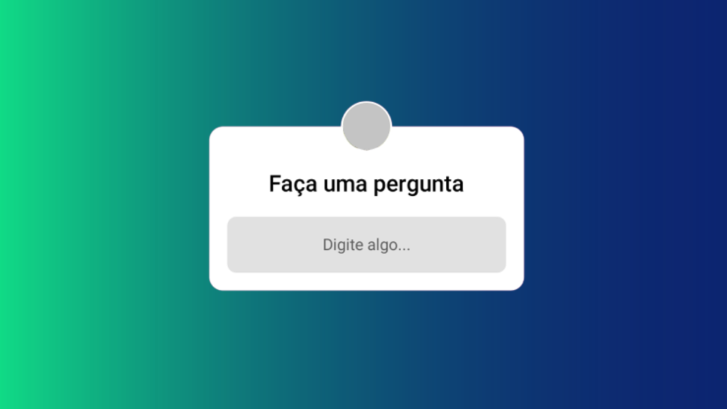 Caixinha de perguntas do stories - vender suplementos pelo Instagram.